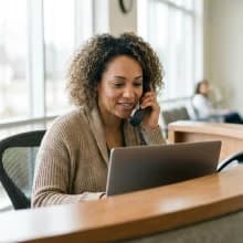 Service-desk operator