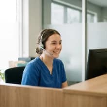 Front-desk receptionist